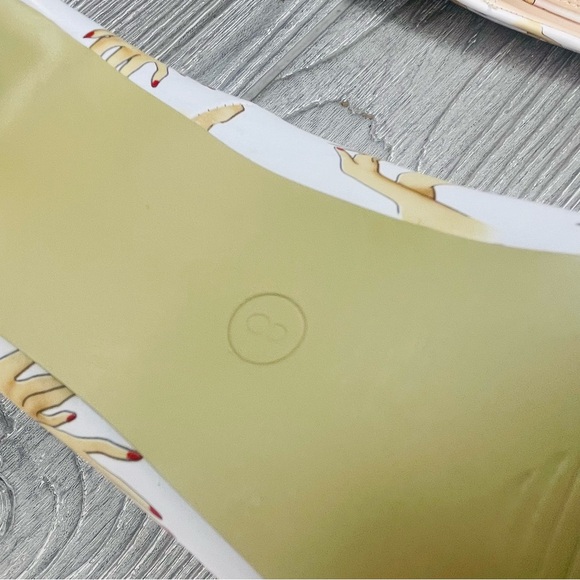 Liliana perilla Multi-color Leatherette Stiletto Heel Pumps shoes size 8 unique - Picture 6 of 13